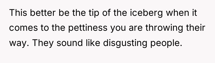 This better be the tip of the iceberg when it...