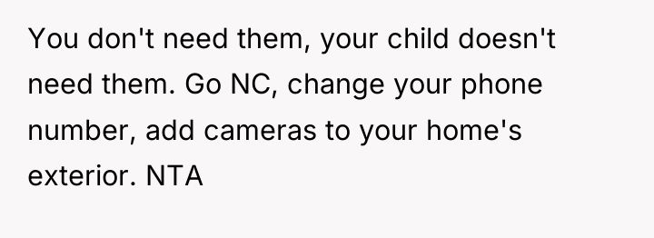 You don't need them, your child doesn't need them. Go...