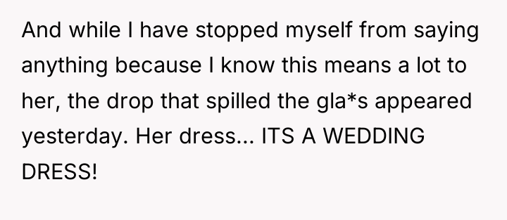 And while I have stopped myself from saying anything because...