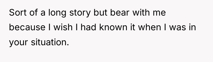Sort of a long story but bear with me because...