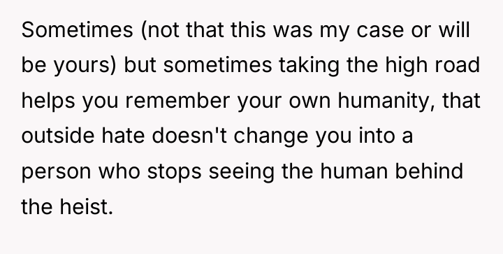 Sometimes (not that this was my case or will be...