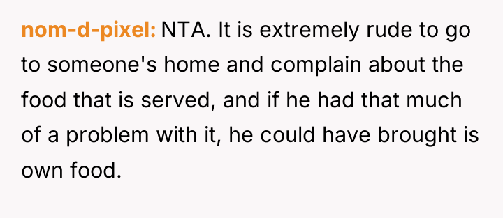 nom-d-pixel NTA. It is extremely rude to go to someone's...