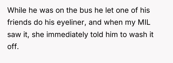While he was on the bus he let one of...