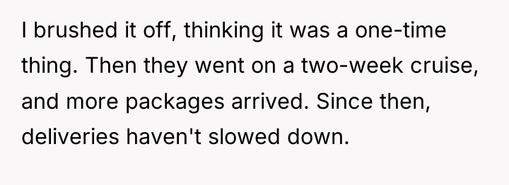 I brushed it off, thinking it was a one-time thing....