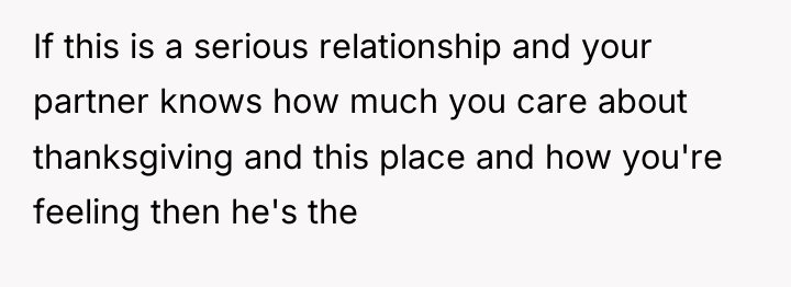 If this is a serious relationship and your partner knows...