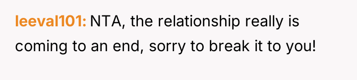 leeval101 NTA, the relationship really is coming to an end,...
