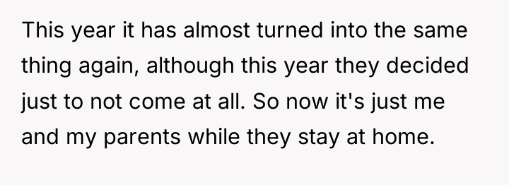 This year it has almost turned into the same thing...