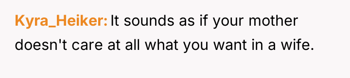 Kyra_Heiker It sounds as if your mother doesn't care at...