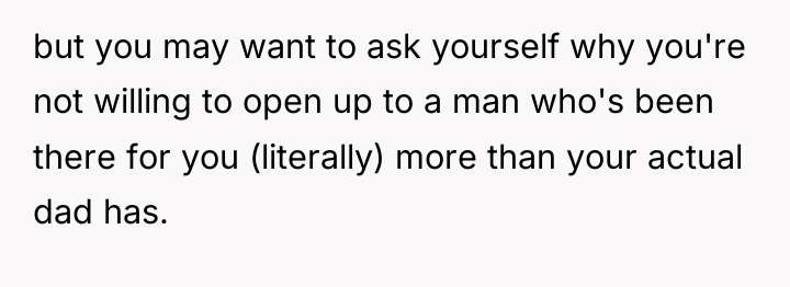 but you may want to ask yourself why you're not...