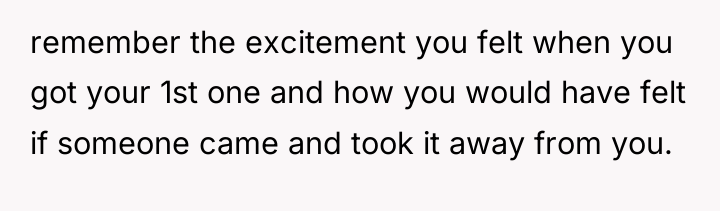 remember the excitement you felt when you got your 1st...