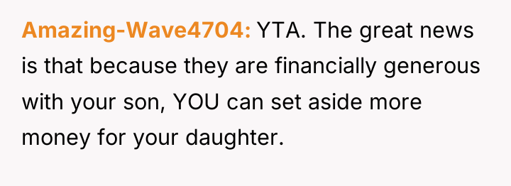 Amazing-Wave4704 YTA. The great news is that because they are...