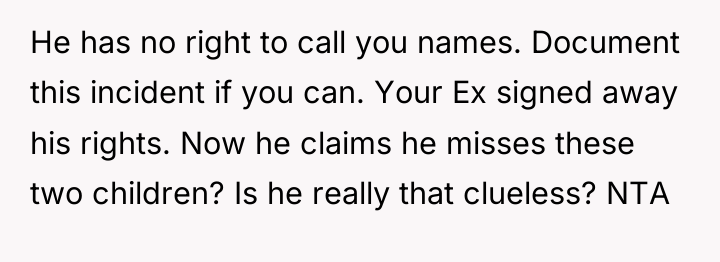 He has no right to call you names. Document this...