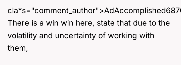 cla*s="comment_author">AdAccomplished6870: There is a win win here, state that due...