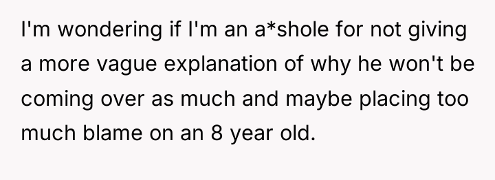 I'm wondering if I'm an a*shole for not giving a...