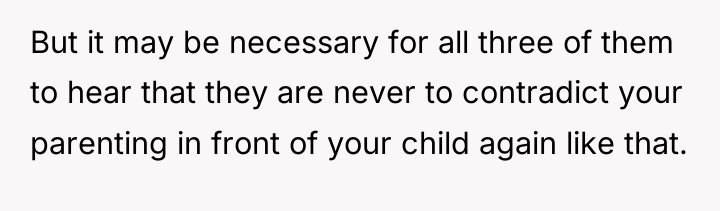 But it may be necessary for all three of them...
