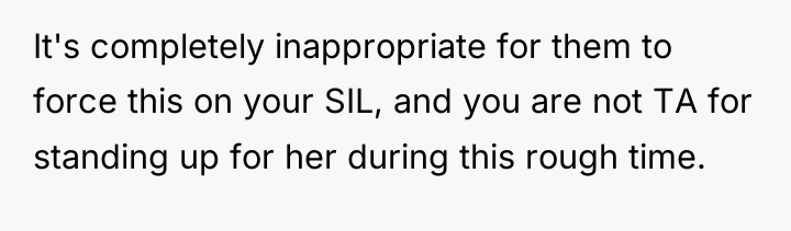 It's completely inappropriate for them to force this on your...