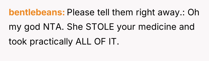 bentlebeans Please tell them right away.: Oh my god NTA....
