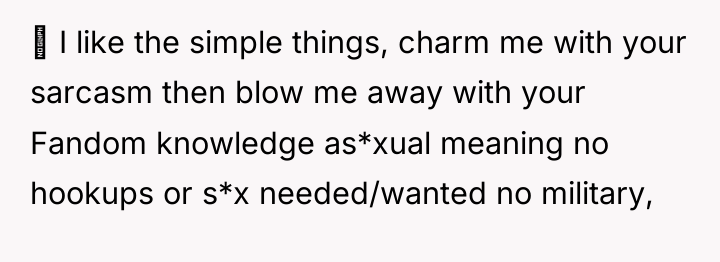  I like the simple things, charm me with your...