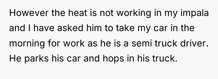 However the heat is not working in my impala and...