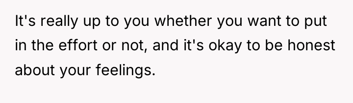 It's really up to you whether you want to put...