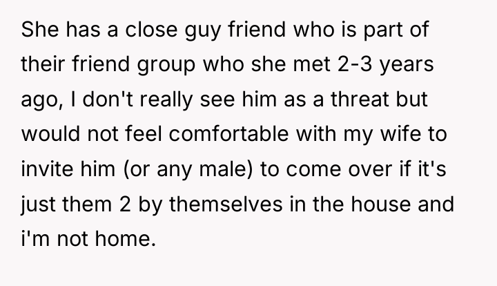 She has a close guy friend who is part of...