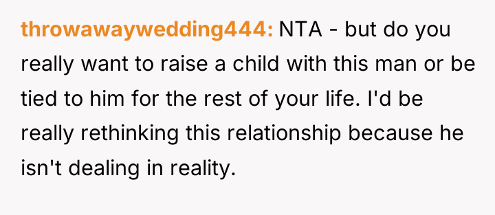 throwawaywedding444 NTA - but do you really want to raise...