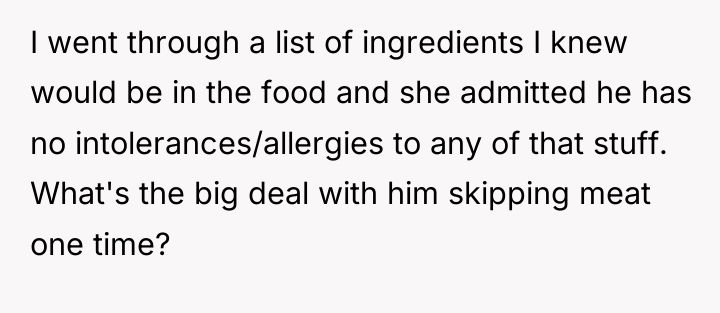 I went through a list of ingredients I knew would...