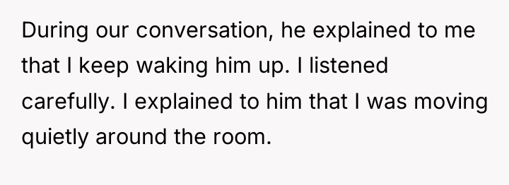 During our conversation, he explained to me that I keep...