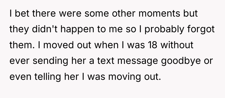 I bet there were some other moments but they didn't...