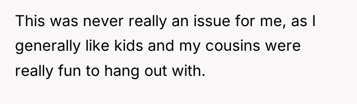 This was never really an issue for me, as I...