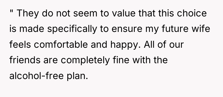 " They do not seem to value that this choice...