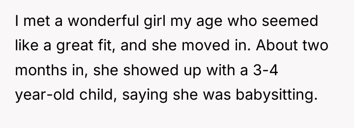 I met a wonderful girl my age who seemed like...