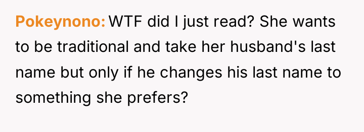 Pokeynono WTF did I just read? She wants to be...