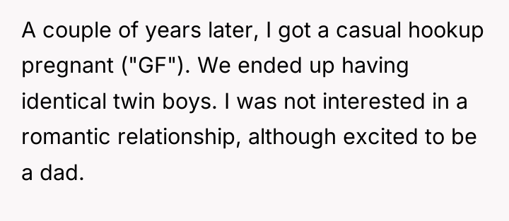 A couple of years later, I got a casual hookup...