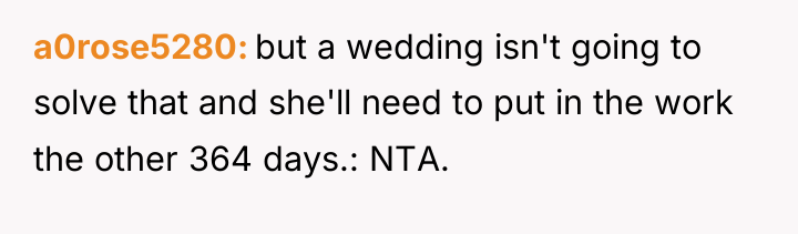a0rose5280 but a wedding isn't going to solve that and...