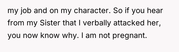 my job and on my character. So if you hear...