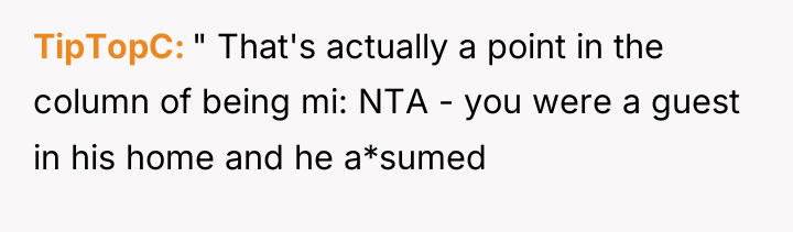 TipTopC " That's actually a point in the column of...