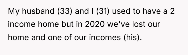 My husband (33) and I (31) used to have a...