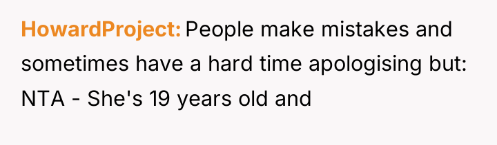 HowardProject People make mistakes and sometimes have a hard time...