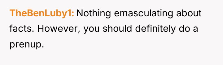 TheBenLuby1 Nothing emasculating about facts. However, you should definitely do...