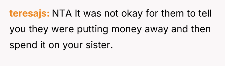 teresajs NTA It was not okay for them to tell...