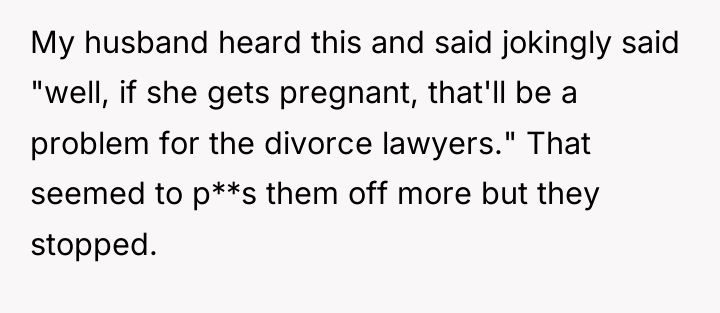 My husband heard this and said jokingly said "well, if...