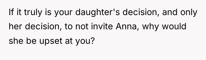 If it truly is your daughter's decision, and only her...