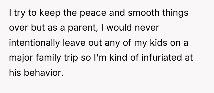 I try to keep the peace and smooth things over...