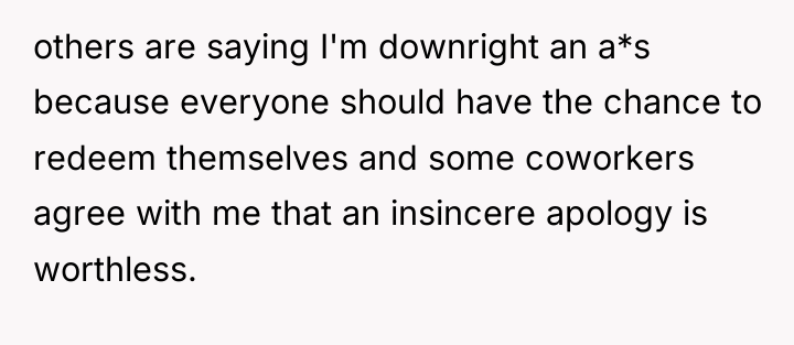 others are saying I'm downright an a*s because everyone should...