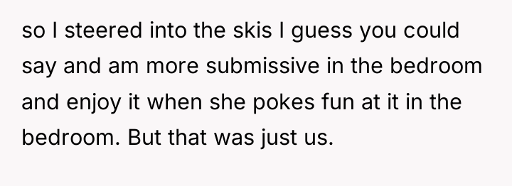 so I steered into the skis I guess you could...