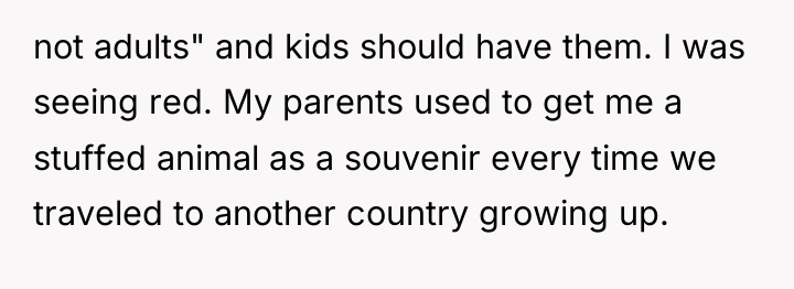 not adults" and kids should have them. I was seeing...