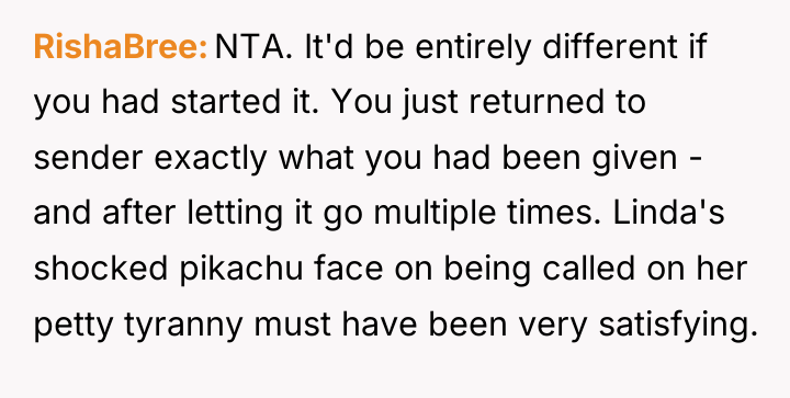 RishaBree NTA. It'd be entirely different if you had started...