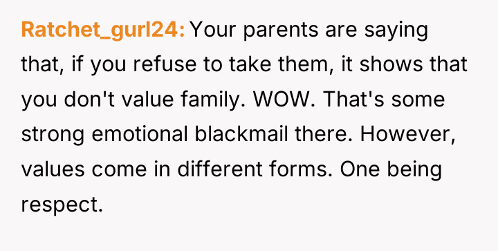 Ratchet_gurl24 Your parents are saying that, if you refuse to...