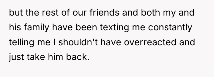 but the rest of our friends and both my and...